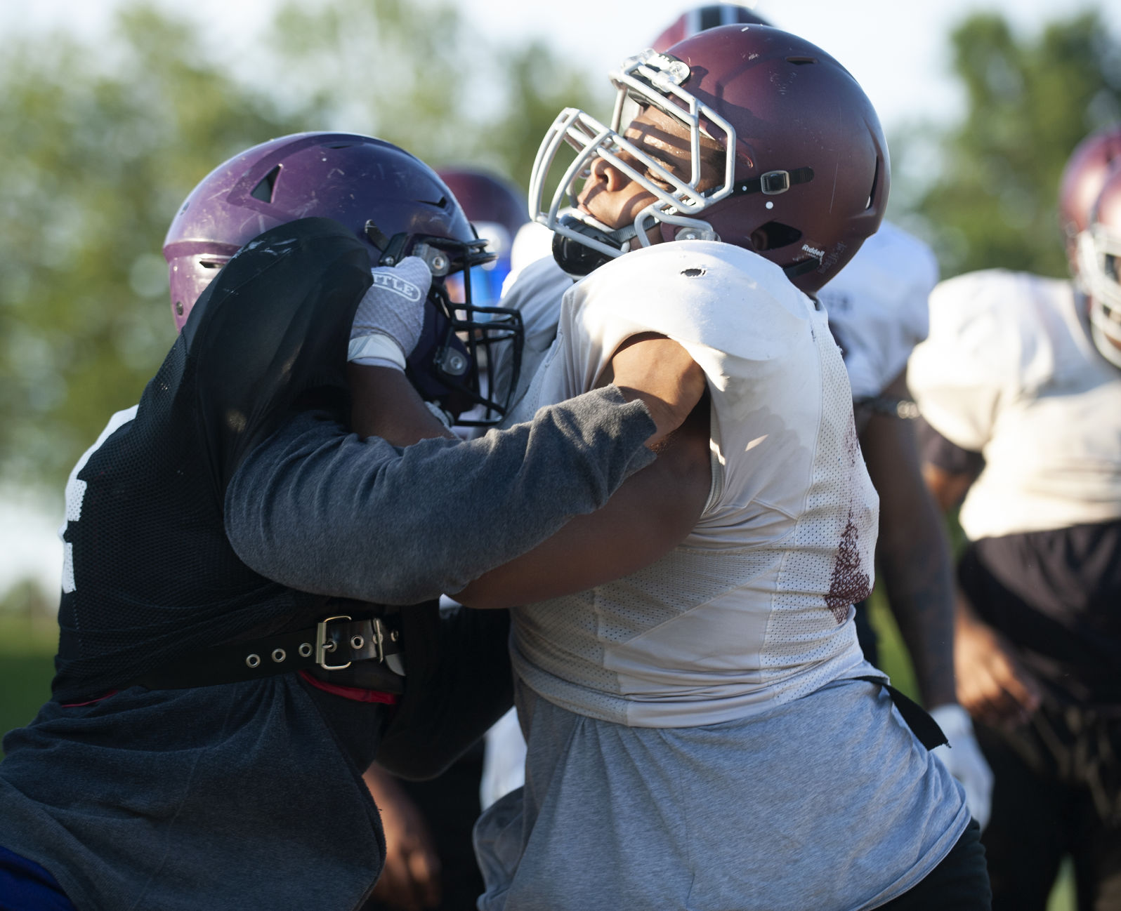 Cardinal Ritter and Parkway North football practice